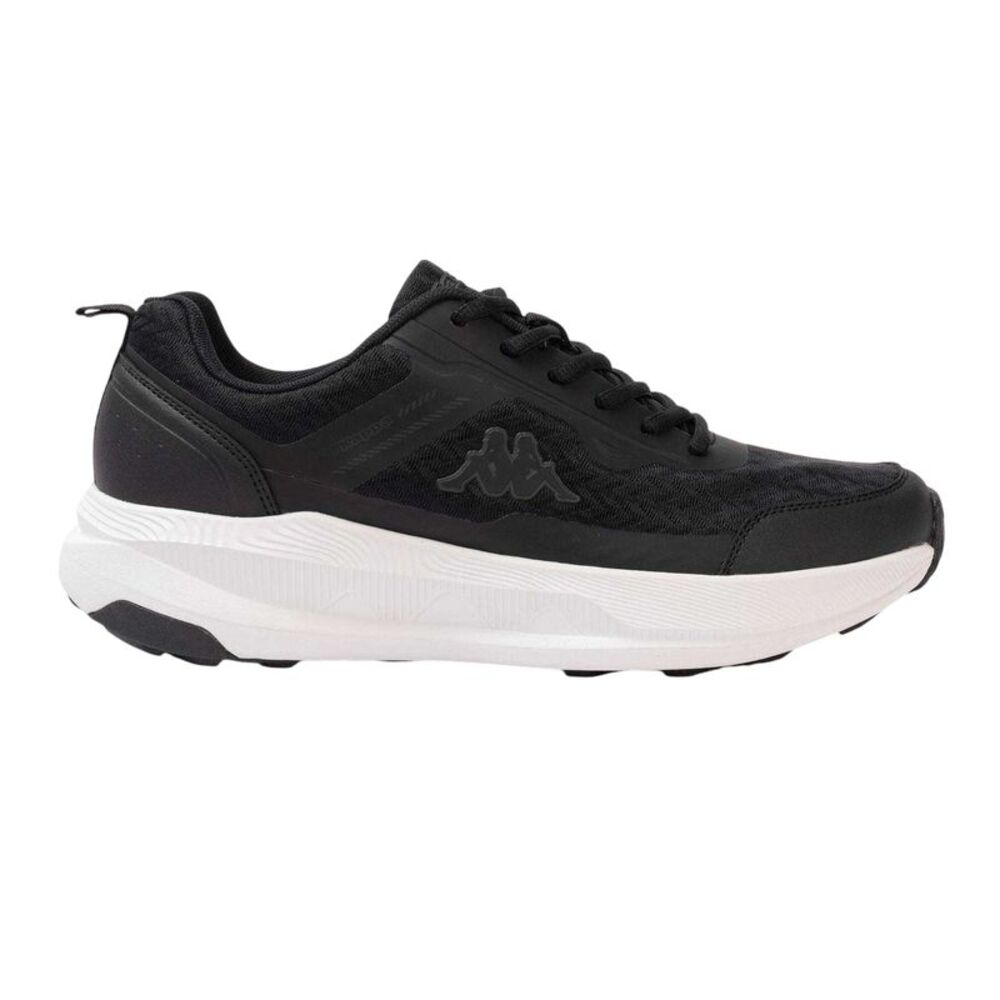Kappa Mens Ripa Logo Low Cut Sneakers / Black/White